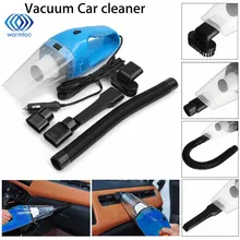 DC12V 120W Super Suction Handheld Cyclonic Car Vehicle Vacuum Cleaner Blue Rechargeable Wet Dry Duster