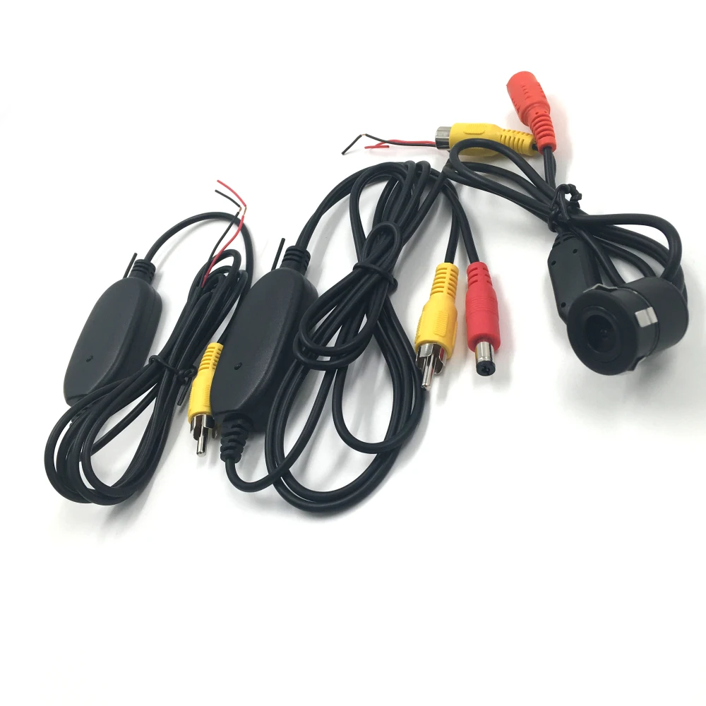 DC12-24V Car Wireless AV Cable Transmitter/&Receiver Reversing View Backup Camera
