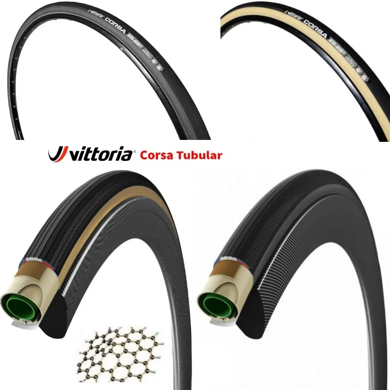 Vittoria Corsa G+ Трубчатые шины для шоссейного велосипеда, Трубчатые шины, подходят для 28 ''x 25 мм 28'' X 23 мм, трубчатые обода