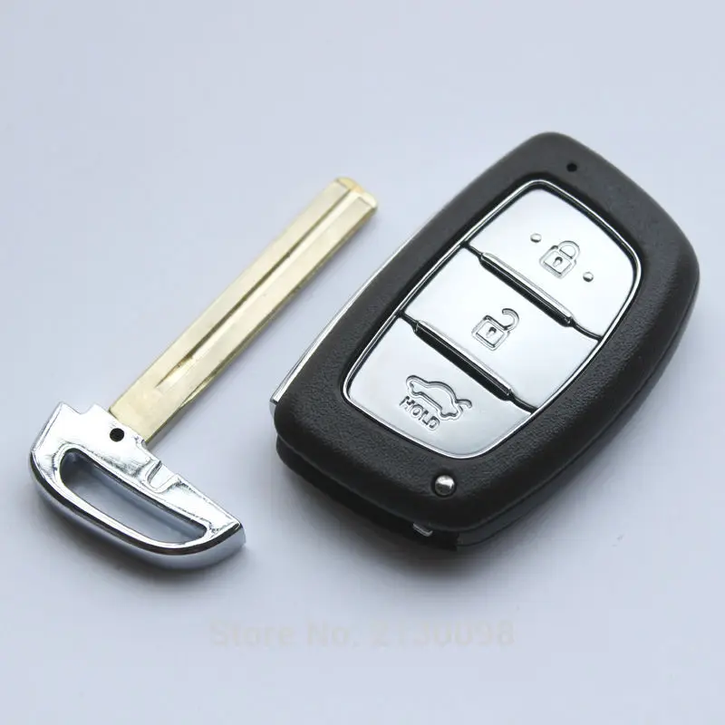 New-Replacement-Smart-Card-Shell-For-Hyundai-IX35-IX25-Verna-Elantra-Mistra-3Button-Remote-Key-Shell