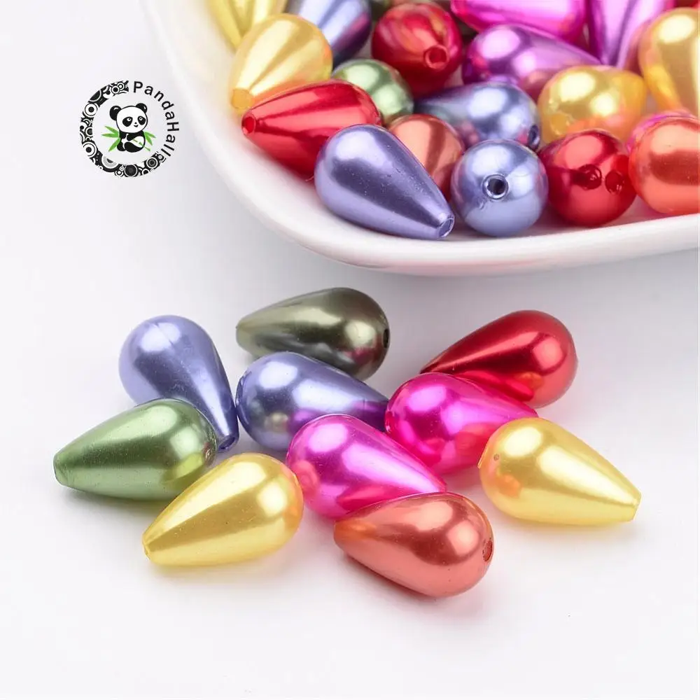 la fabricación de joyas De 6 Mm Cristal perlas de imitación-Magenta 100 Granos