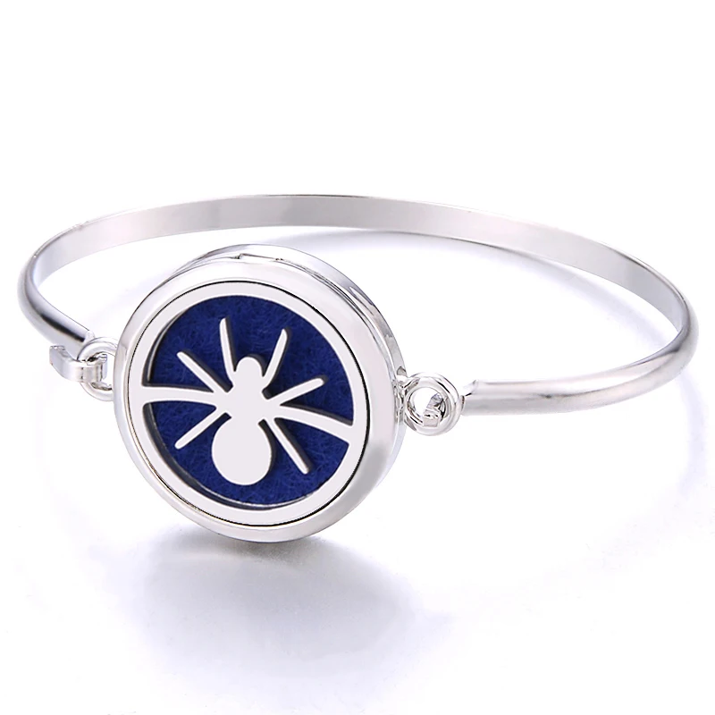 

spider pattern Aroma Diffuser Bracelet stainless steel Essential Oil Diffuser Perfume Aromatherapy spread Bracelet gift