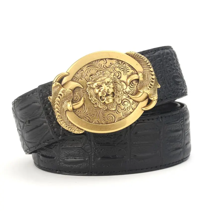 Мужской ремень Ceinture Cuir Homme Роскошный кожаный ремень для мужчин из коровьей кожи дизайнерские ремни мужские Ширина: 115 см. Длина: 120-см - Цвет: style 14