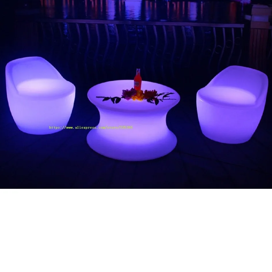 Открытый бассейн RGB led стул, стол свет с пультом дистанционного управления и зарядное устройство led торшер светодиодный барный стул светодиодная мебельная подсветка винный свет сиденья