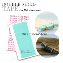 12 шт. Двусторонняя волосы Клейкие ленты Синий Водонепроницаемый Спецодежда медицинская Клейкие ленты кожи клей супер Клейкие ленты клей Клейкие ленты для волос