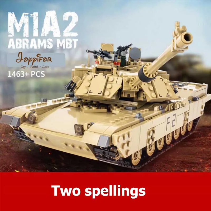

Compatible with legoingly Kazi Military M1A2 Tank Collection Series Trans Toys 1:28 ABRAMS MBT HUMMER Model kits Blocks ninjago