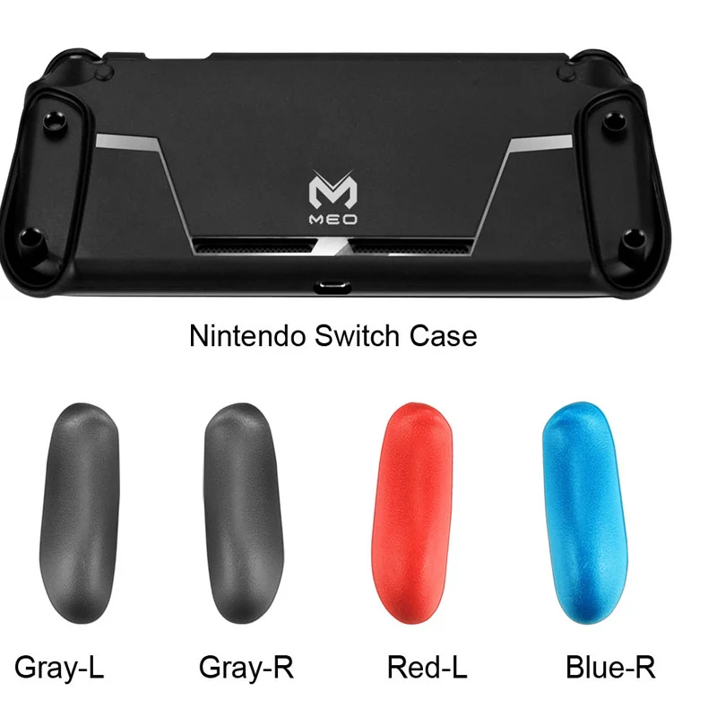 Амортизирующий защитный чехол NS Switch из ТПУ с ручкой и слотом для игровых карт