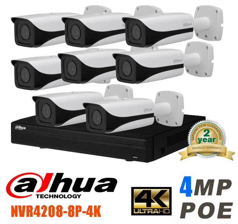 Dahua 8CH CCTV 1080P NVR4208 IP Camera System/Kit with 8PCS DAHUA IPC