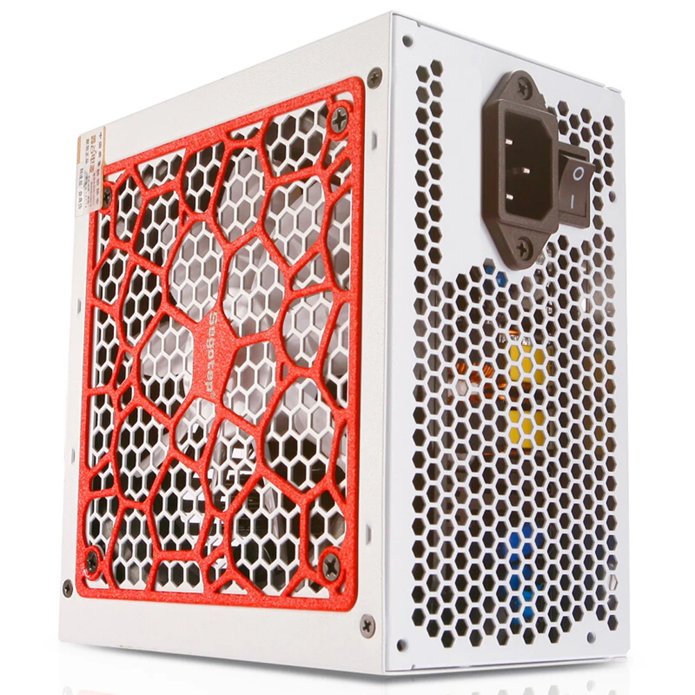 Segotep 500 واط GP600P atx pc الكمبيوتر المكتبي الألعاب psu 80 زائد البلاتين DC-DC 94% الكفاءة pfc النشطة