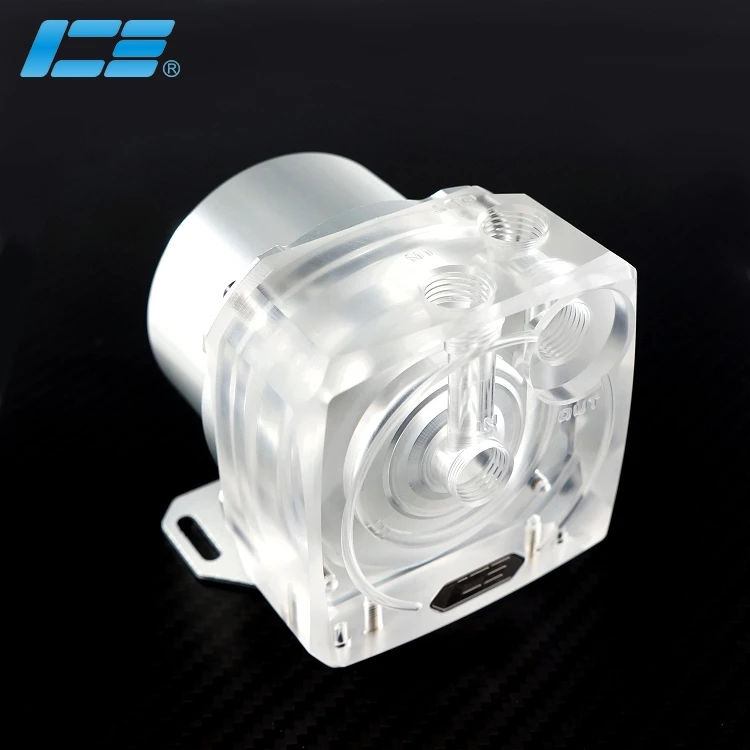 Прозрачный черный чехол для насоса D5 охладитель IceMan компьютера охладителя d5