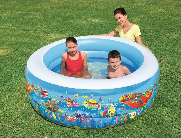 

Bestway 51122 tricyclic pool inflatable pool underwater world children's pool of high-quality 156 * 53CM