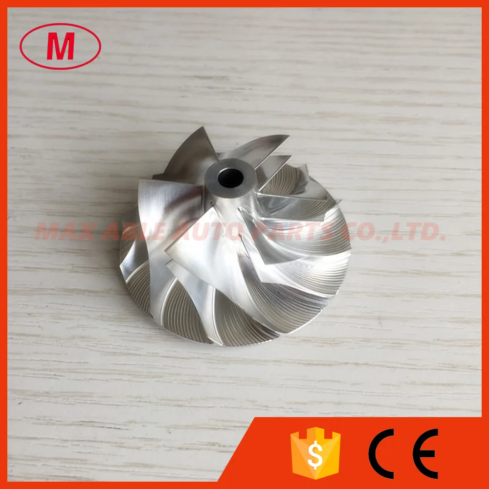 GT15-25 702492-0001/4 38 50/52 19 мм 6 + лопасти турбо заготовка/Фрезерование/алюминий 2618