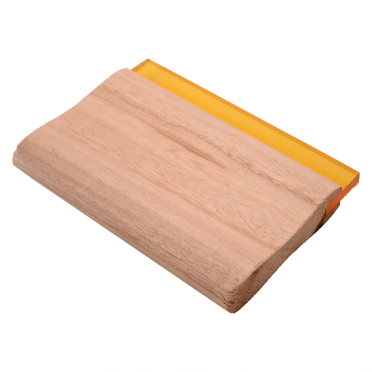 

Durable Silk Craft Screen Printing Press Squeegee Wooden Handle Ink Scraper Blade 6" Length DIY Scratch Board Tools