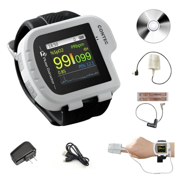 

Digital Wrist Pulse Oximeter Finger Pulse Rate Blood Oxygen with Probe Display PR PI SpO2 Value Pulse Oxygen Saturation