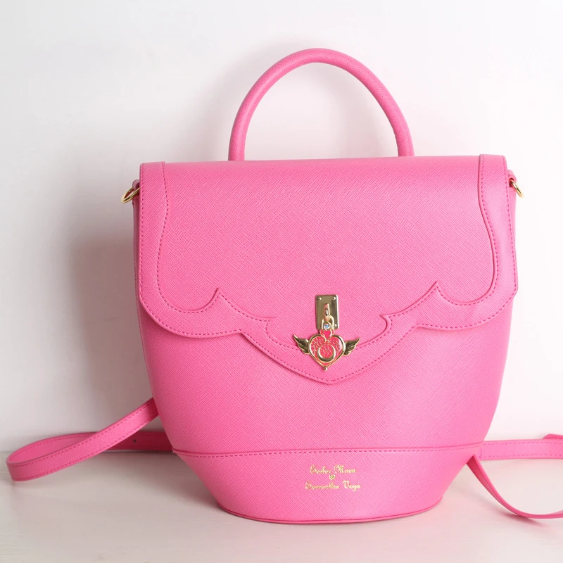 

2019 New Sailor Moon Luna / Artemis Hand Bag Samantha Vega Handbag Box Shoulder Bag Messenger Bag Student 3 Kinds of Use Bag