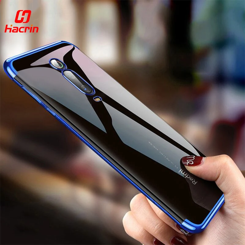 

Hacrin Case for Xiaomi Mi 9T Case Clear Bumper TPU Silicone Plating Cover Case for Redmi K20 Pro Redmi K20 Mi 9T Pro Mi 9 Case