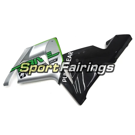 Серебряный зеленые обтекатели комплект для ZX10R 2004 2005 04 05 Kawasaki электронный атомайзер панелей ABS Пластик комплект впрыска тела Carenes