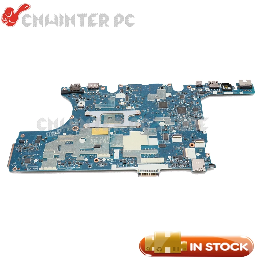 low cost  NOKOTION FOR DELL E7440 Laptop motherboard LA-9591P CN-03M26R 03M26R 3M26R DDR3L W/ I5-4300U CPU