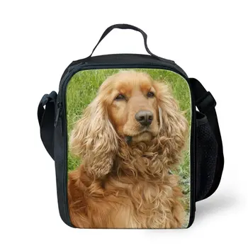

American Water Spaniel Dog Lover Neoprene Lunch Bag Kids Lunchbox Insulation Bag Thermal Insulated Picnic Food Lunch Case Tote