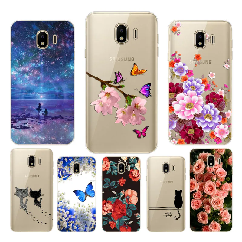 

For Samsung Galaxy J4 2018 case Samsung J4 J400F silicone cover Soft TPU Painted Patterns case For Samsung Galaxy J4 2018 cover