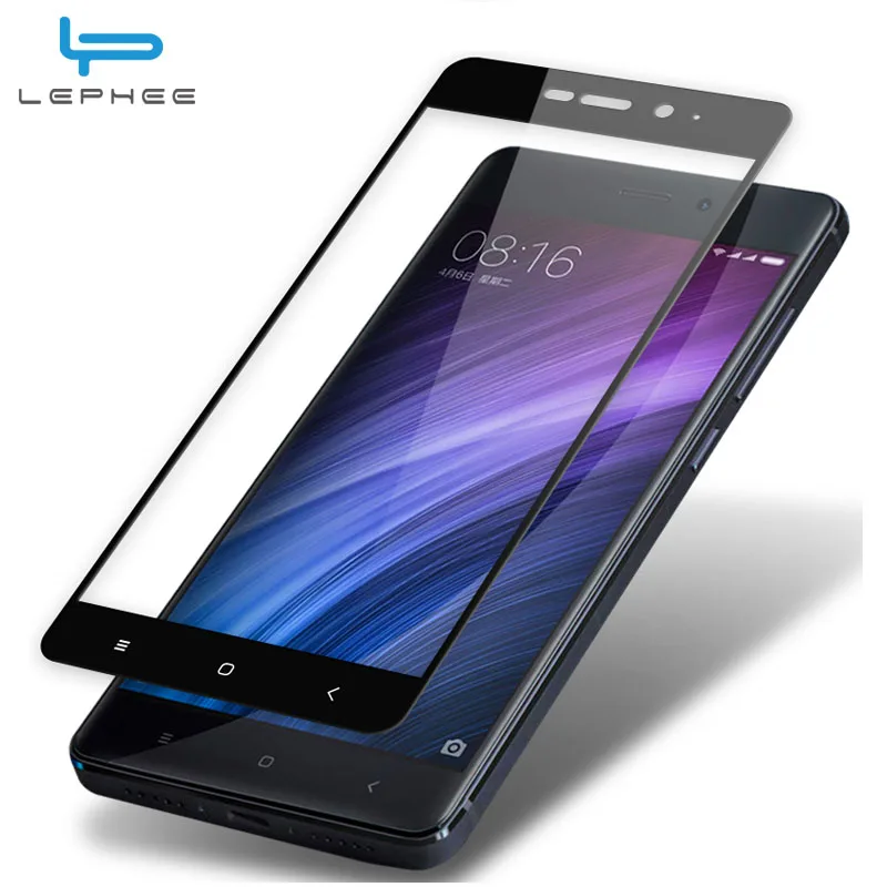 

LEPHEE for Xiaomi Redmi 4 Tempered Glass For Redmi 4 Pro Glass Screen Protector Film Full Cover For Redmi 4 Prime Global Version