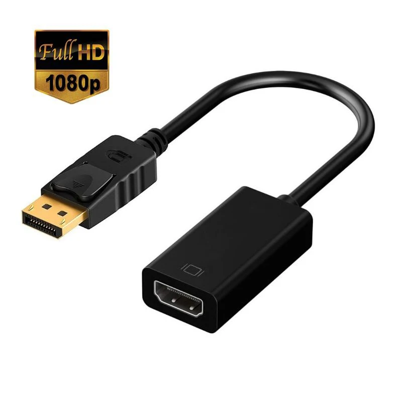 Переходник штырь гнездо для порта дисплея DP HDMI 1080P адаптер конвертер HP/DELL ПК