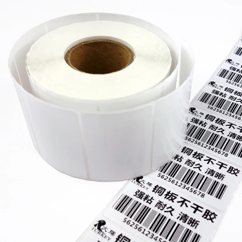 

60mm x30mm(2000 stickers) adhesive label roll for zebra datamax intermec Citizen Argox SATO TSC barcode printer