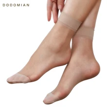 10 пар/лот шелковые носки прозрачные женские носки летние тонкие эластичные носки для женщин черного цвета высокое качество подарок