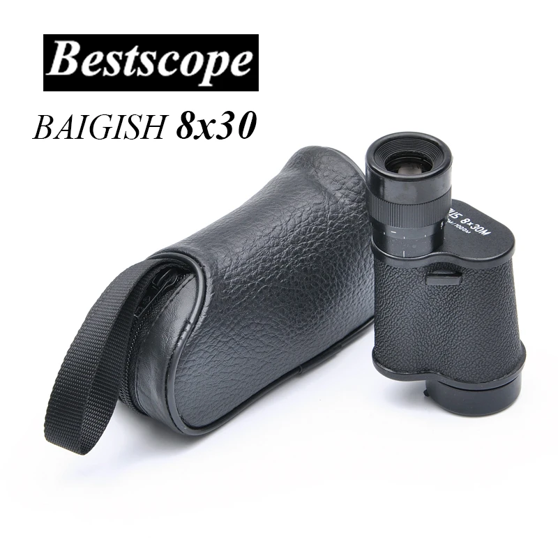 

Russian baigish 8X30 Low Light Night Vision Monocular Telescope Military Mini Handle Sports Hunting Concert Scope Hunting