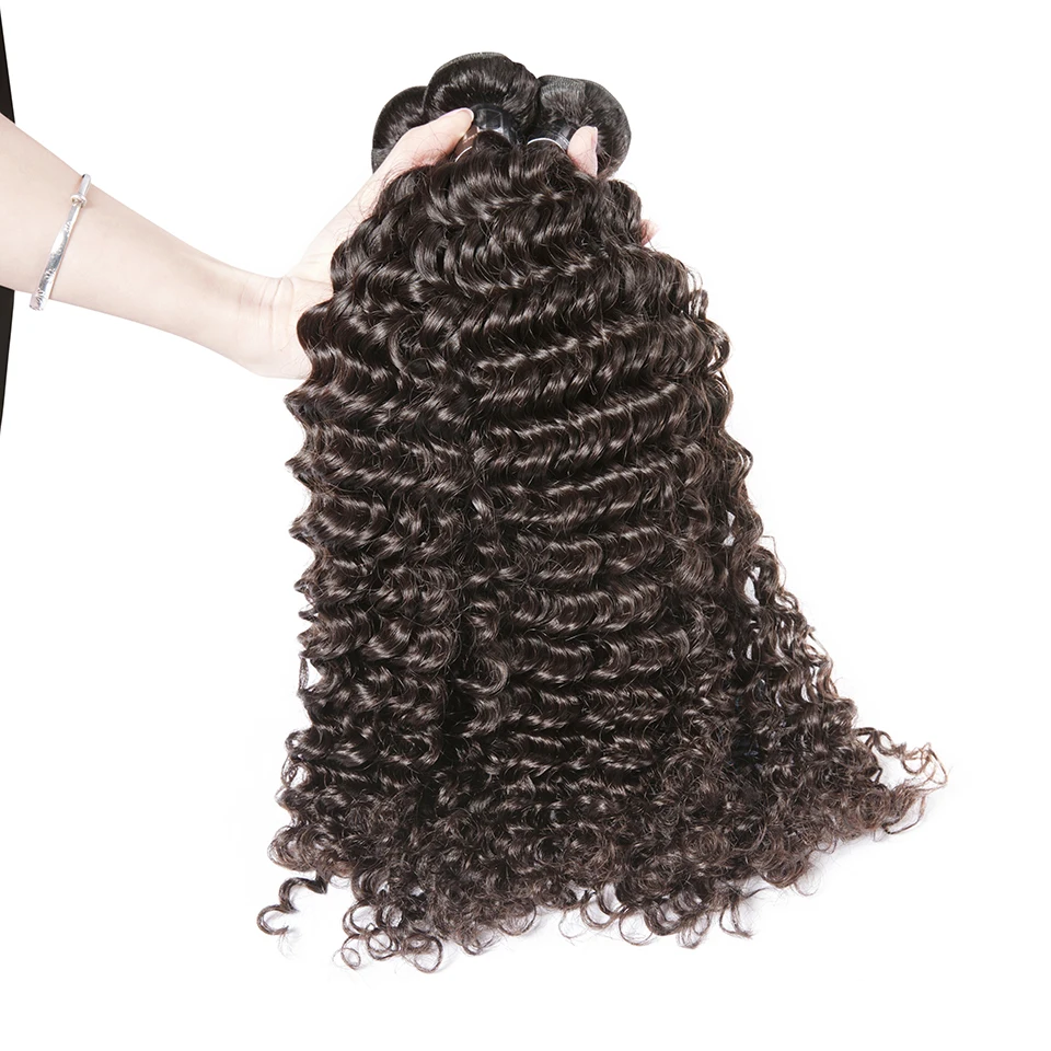 8A HJ Weave beauty волосы пучки малазийские девственные глубокая волна человеческие