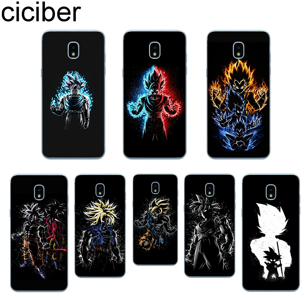 

ciciber Goku Phone Case for Samsung Galaxy J6 J5 J7 J8 J1 J2 J3 J4 Pro Core Plus Prime mini 2017 2018 2016 Soft TPU Cover Coque