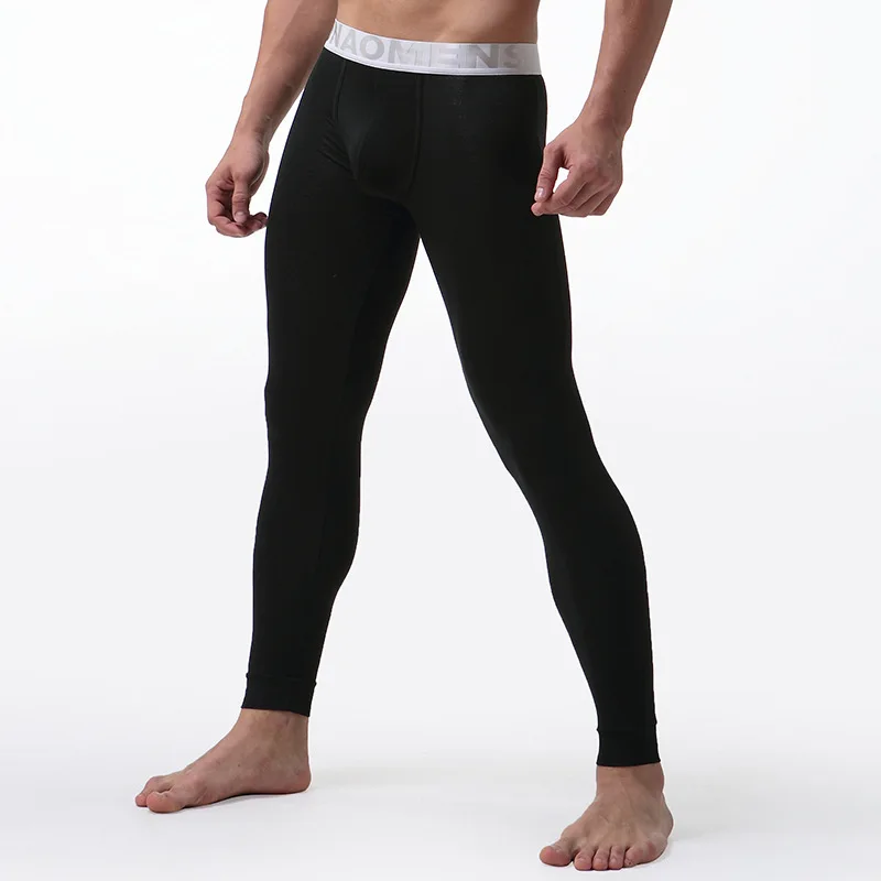 Mens Long Johns Underwear Solid Color Male Leggings Hombre Sexy Thermal Underpants Modal Elasticity Soft Termico Long Johns Mens Long Johns Underwear Solid Color Male Leggings Hombre Sexy Thermal Underpants Modal Elasticity Soft Termico Long Johns