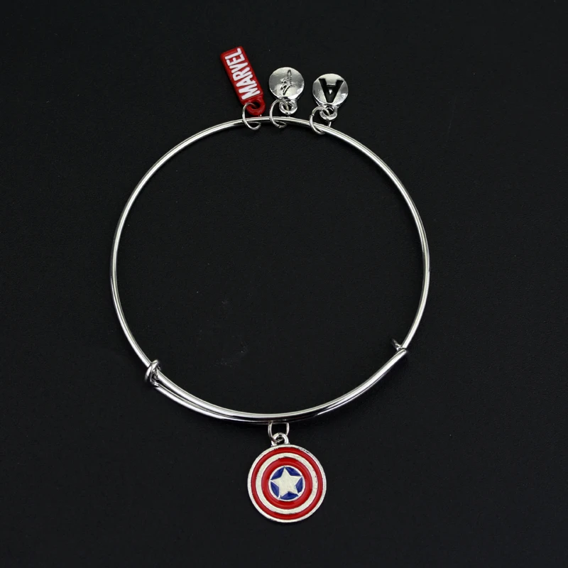 

dongsheng Avengers Charm Bracelet Captain America Shield Unisex Bracelet For Movie Fans Gift Jewelry -25