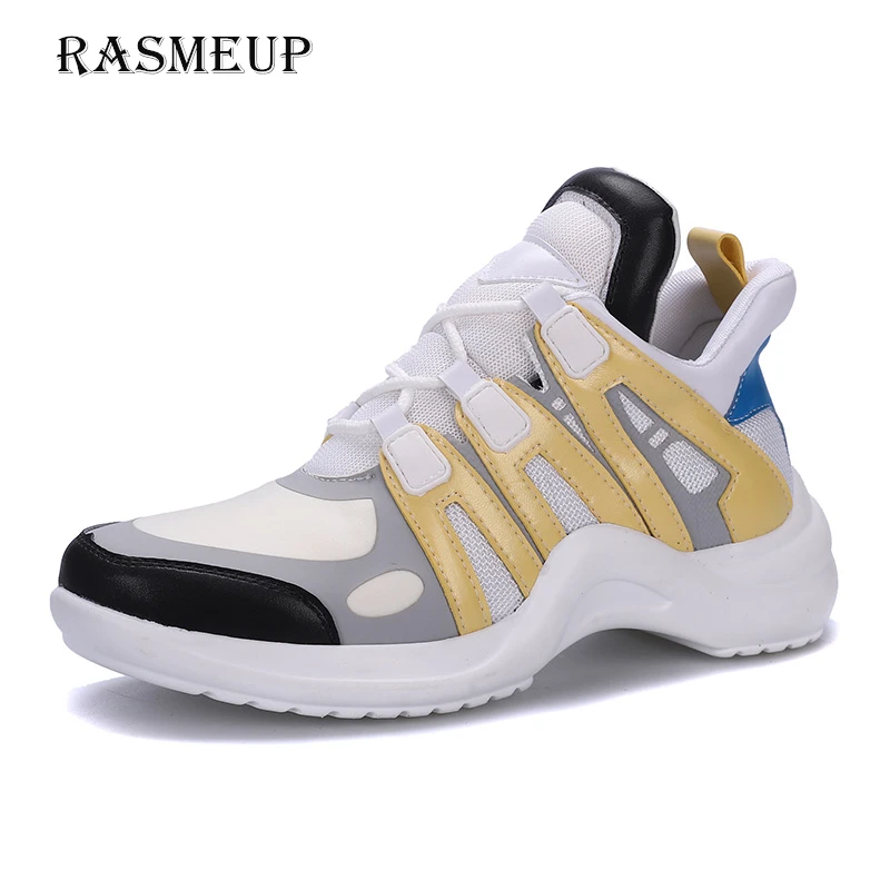 RASMEUP/женские кроссовки хорошего качества на толстой подошве; коллекция года; сезон осень; модная женская обувь на платформе для папы; повседневная женская обувь на массивном каблуке
