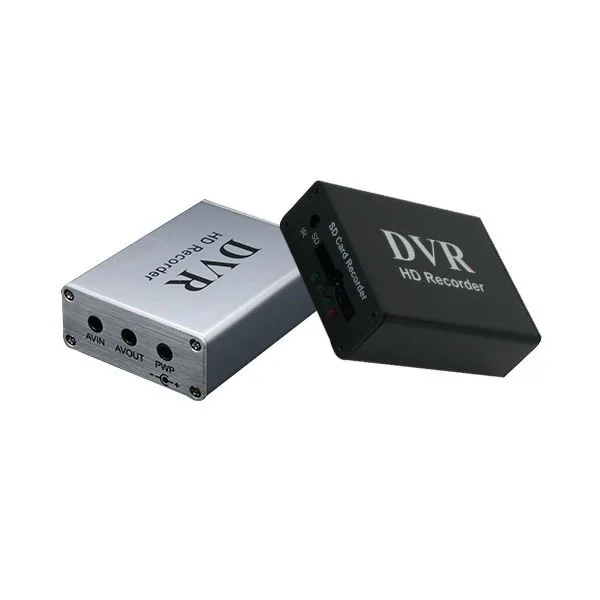 Мини 1CH CCTV DVR работает с памятью 64 ГБ поддерживает питание запись обнаружения