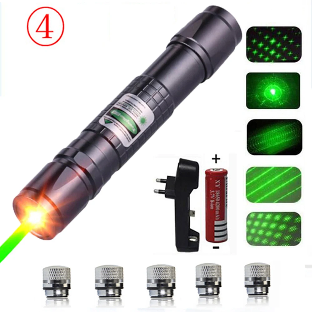 laser pointer hunting green lazer high power tactical Laser sight Pen 303 Burning laserpen Powerful laserpointer flashlight - Цвет: Цвет: желтый