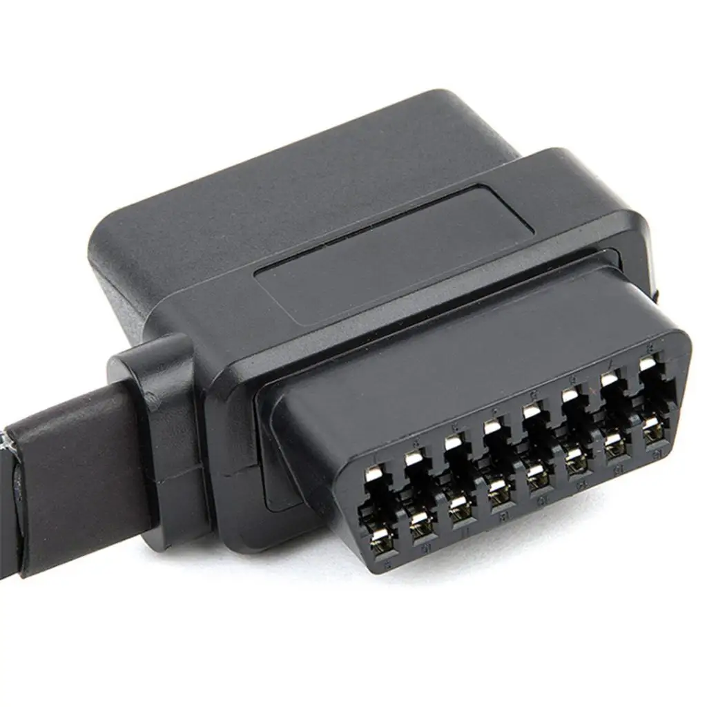 1 шт. 60 см ODB II ODB2 16 Pin сплиттер 1x штекер к 2x гнезду удлинитель адаптер 2 фута для