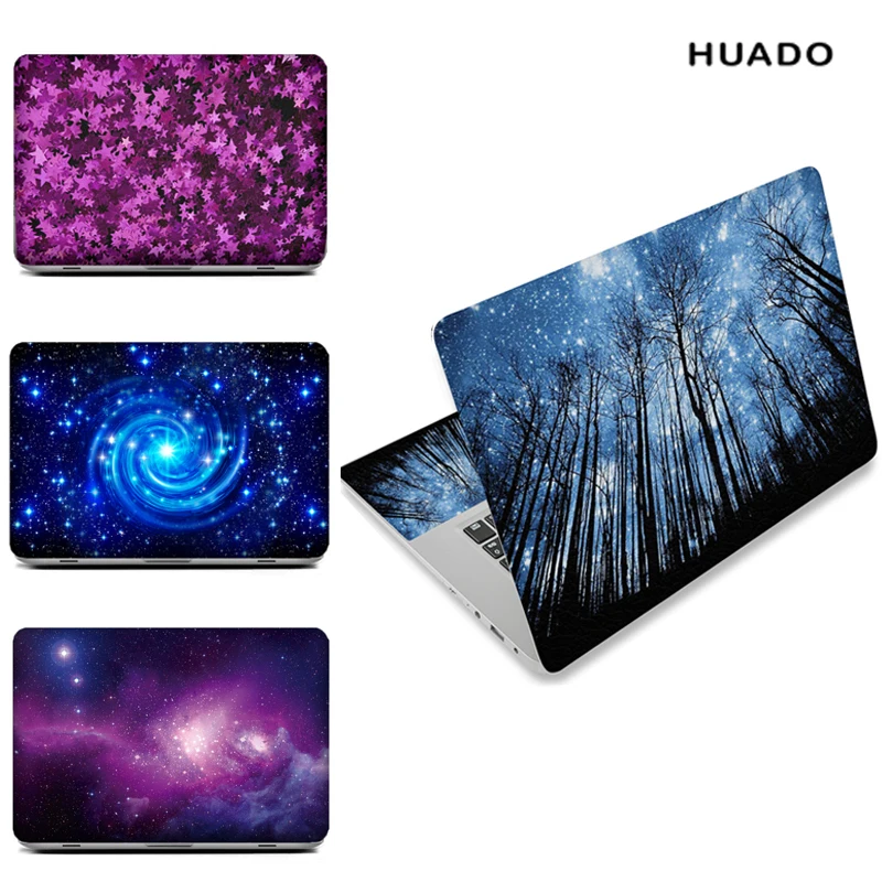 Звездное небо ноутбук кожаный чехол Наклейка для hp/acer/Dell/ASUS/sony наклейка s для ноутбука 13,3 15,4 15,6 17,3
