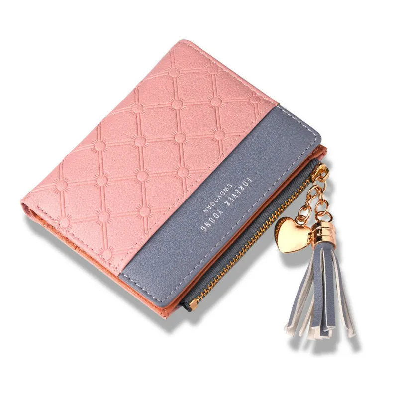Tassel Leather Wallet Women Small Luxury Brand Famous Mini Women Wallets Purses Female Short Coin Zipper Purse Cartera Mujer Tassel Leather Wallet Women Small Luxury Brand Famous Mini Women Wallets Purses Female Short Coin Zipper Purse Cartera Mujer