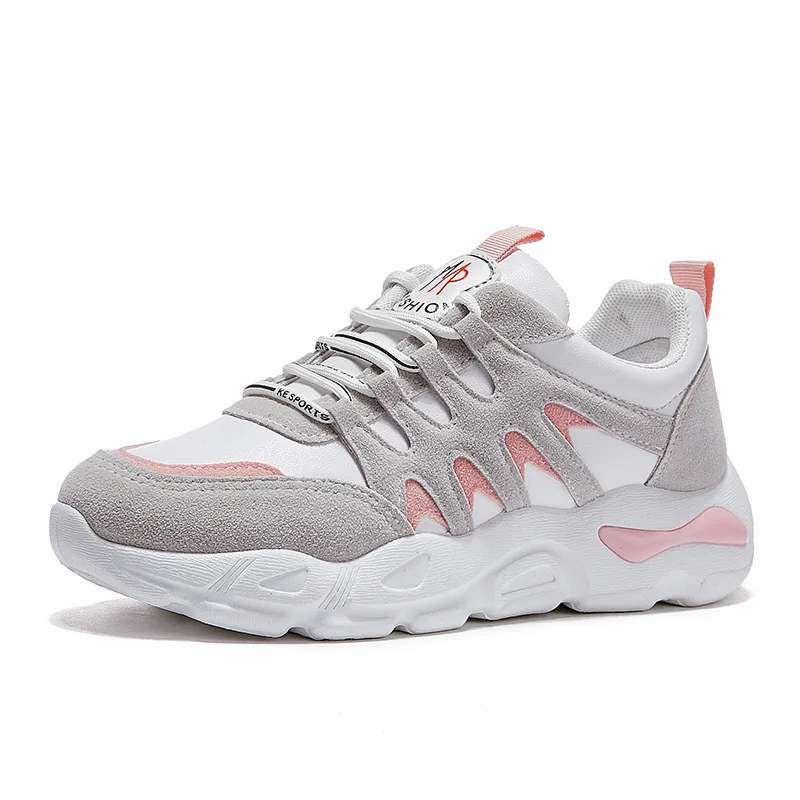 

Pink Platform Sneakers Women 2019 Hot Women's Shoes Fashion Sport Platform Sneakers Summer Sport Sneakers Size 35 36 37 38 39 40