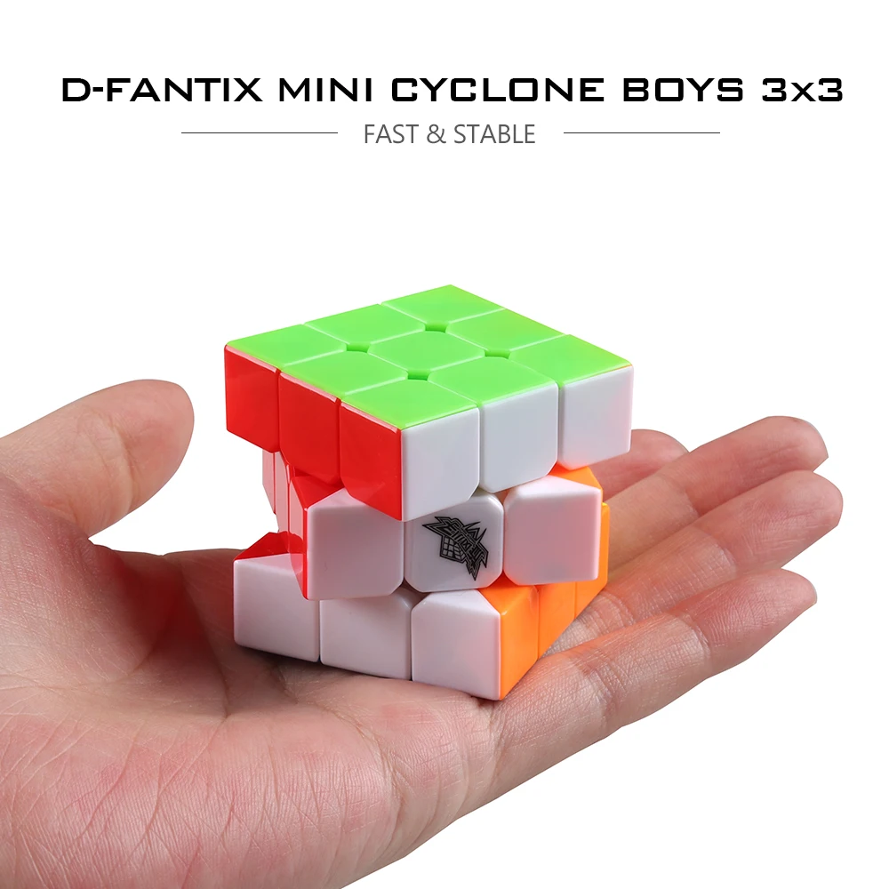 D FantiX Mini Cyclone Boys 3x3 speed Cube Невидимый волшебный куб 3x3x3 Головоломка Развивающие
