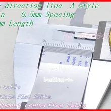 0,5 мм расстояние+ 160 мм длина+ 54Pin A/та же линия направления мягкий провод FFC Гибкий плоский кабель. 54 P* 0.5A* 160 мм