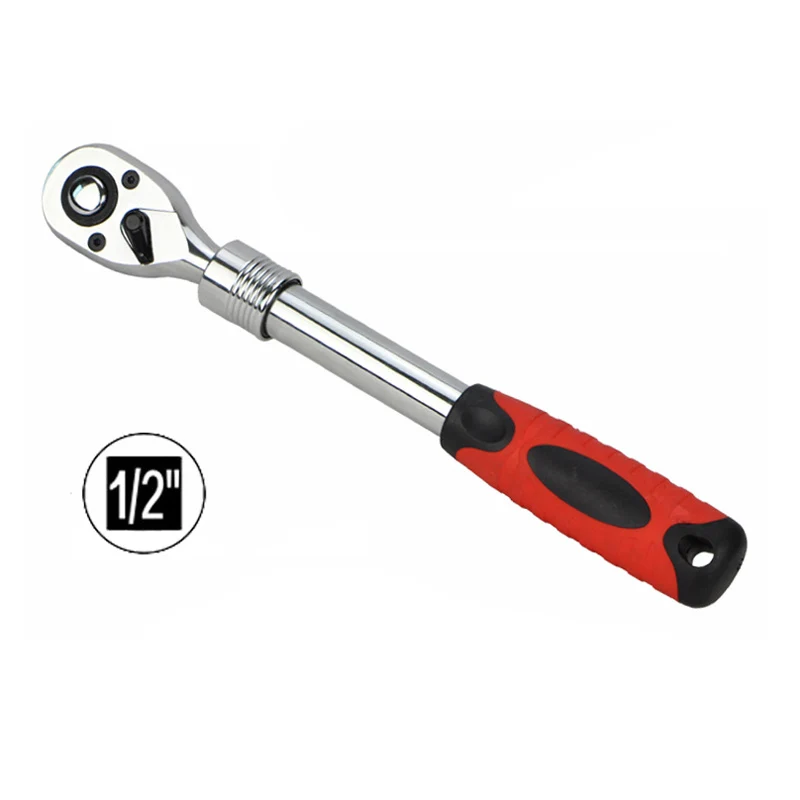 

1/2" 1/4'' 3/8'' Telescopic Extendable Long Handle Ratchet Socket Wrench Tool