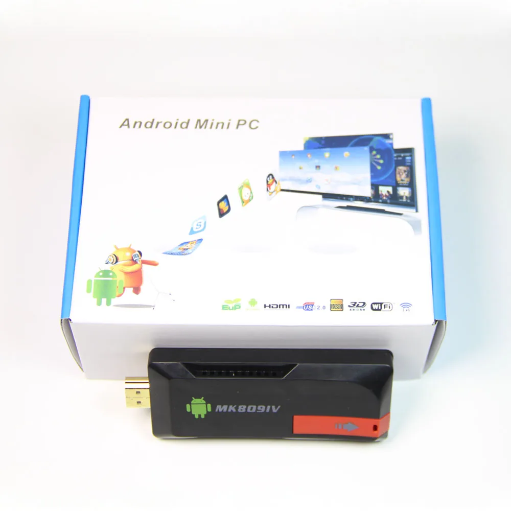MLLSE четырехъядерный Android TV Box MK809IV MK809 IV мини ПК RK3229 Wifi Cortex A7 2 Гб RAM 16 ГБ с C120 air mouse|mk809