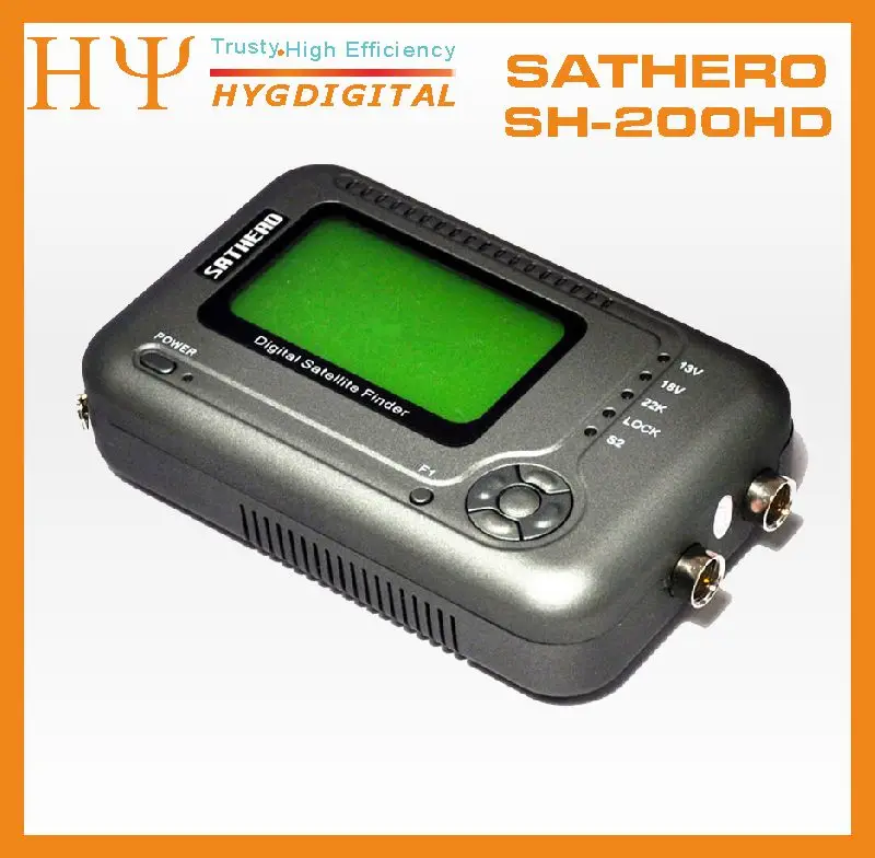 [Подлинный] Sathero SH-200HD DVB-S2 цифровой спутниковый искатель метр Sat Finder 200HD Высокое разрешение USB 2,0 анализатор спектра