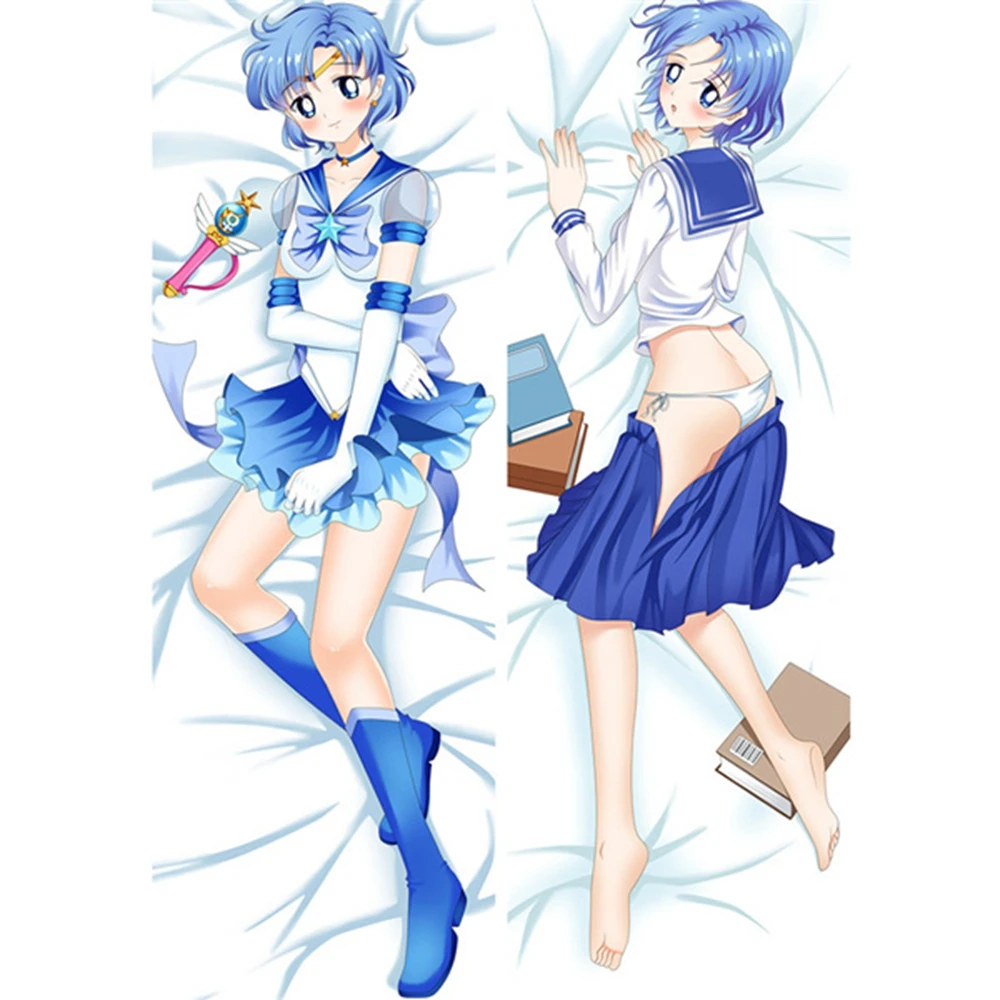 

Anime JK Sailor Moon Mizuno Ami Dakimakura Body Pillow Cover Case Cartoon Manga Girl Hug Hugging Pillowcase Gift