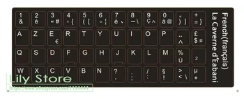 

1000pcs/PACK French Keyboard Stickers Customized (NIKTO paper) Franch AZERTY For laptop desktop keyboard Stickers with