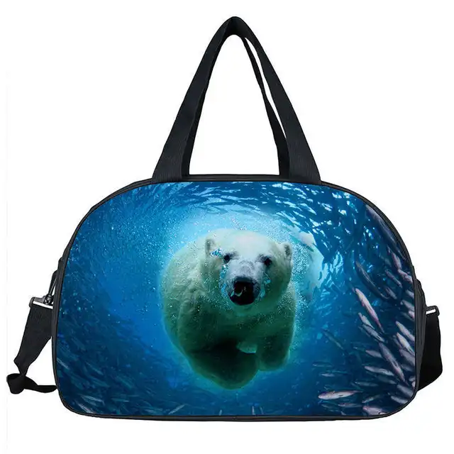 Carry On Luggage Men Travel Bags 3d Large Duffle Bag Animal Dog Carry On Luggage Men Travel Bags 3d Large Duffle Bag Animal Dog Tiger Bear Women Handbag