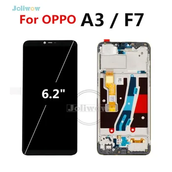 

F7 LCD FOR OPPO A3 Full LCD DIsplay +Touch Screen with frame Digitizer Assembly Replacement Parts For Oppo F7 lcd Display