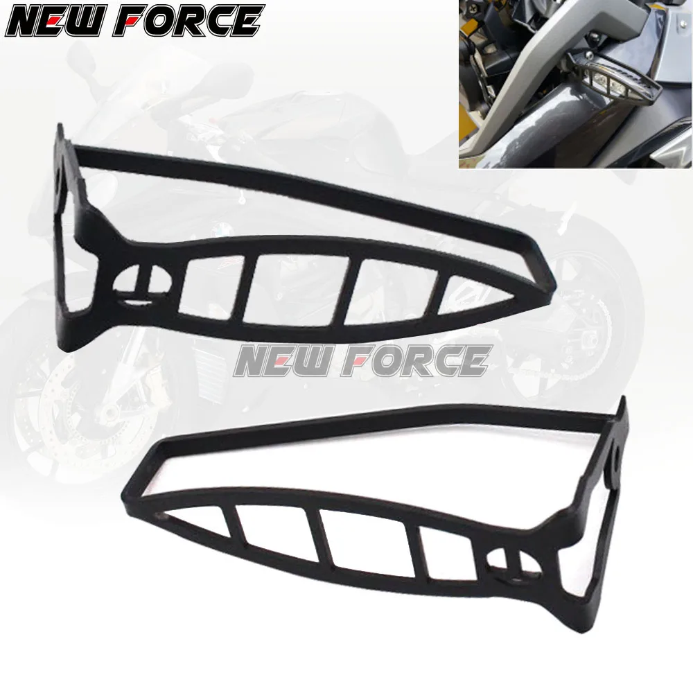

Motorcycle Front Turn Lamp Indicator Front Direction Signals Protection Cover Light Protector For BMW F700GS 12-17. F800R 09-17